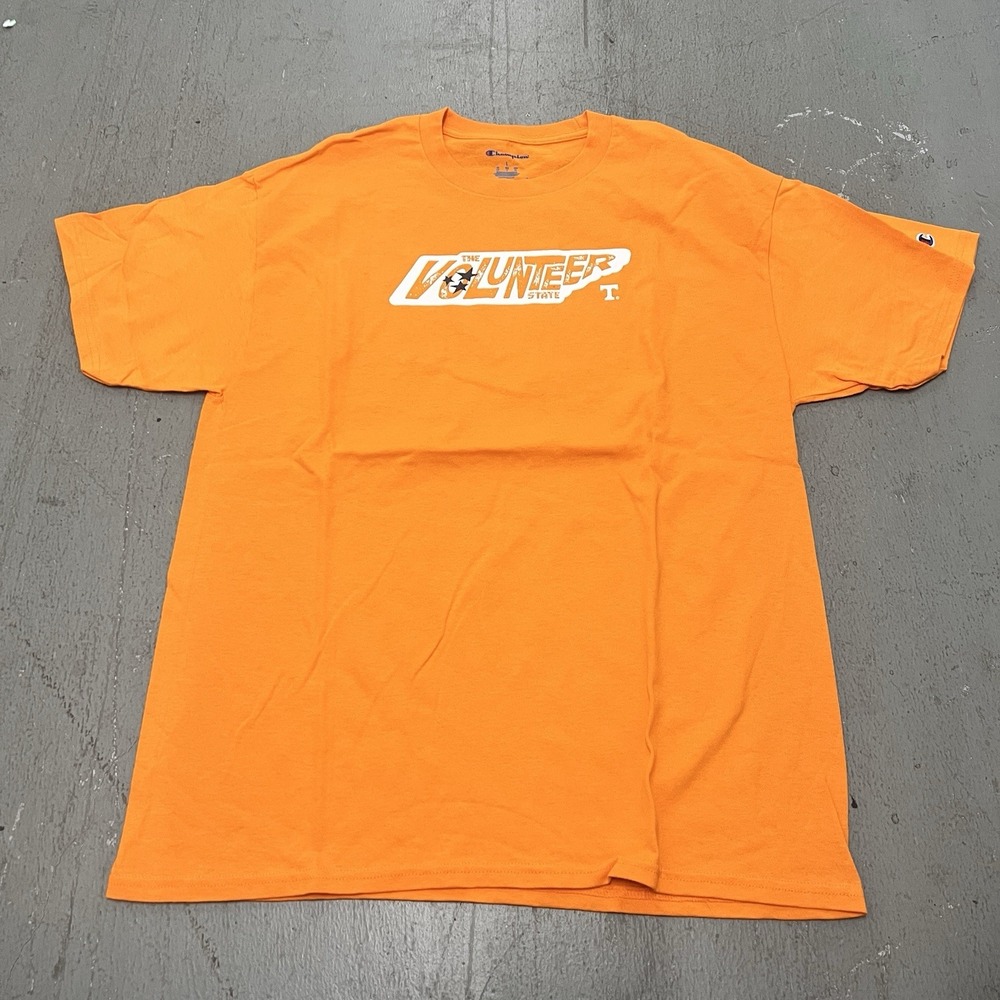 Champion Tennessee Volunteers‎ Orange Graphic T-Shirt Men's Large Cotton Tee